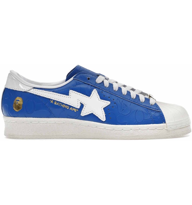 adidas Superstar Vintage Bape Blue White